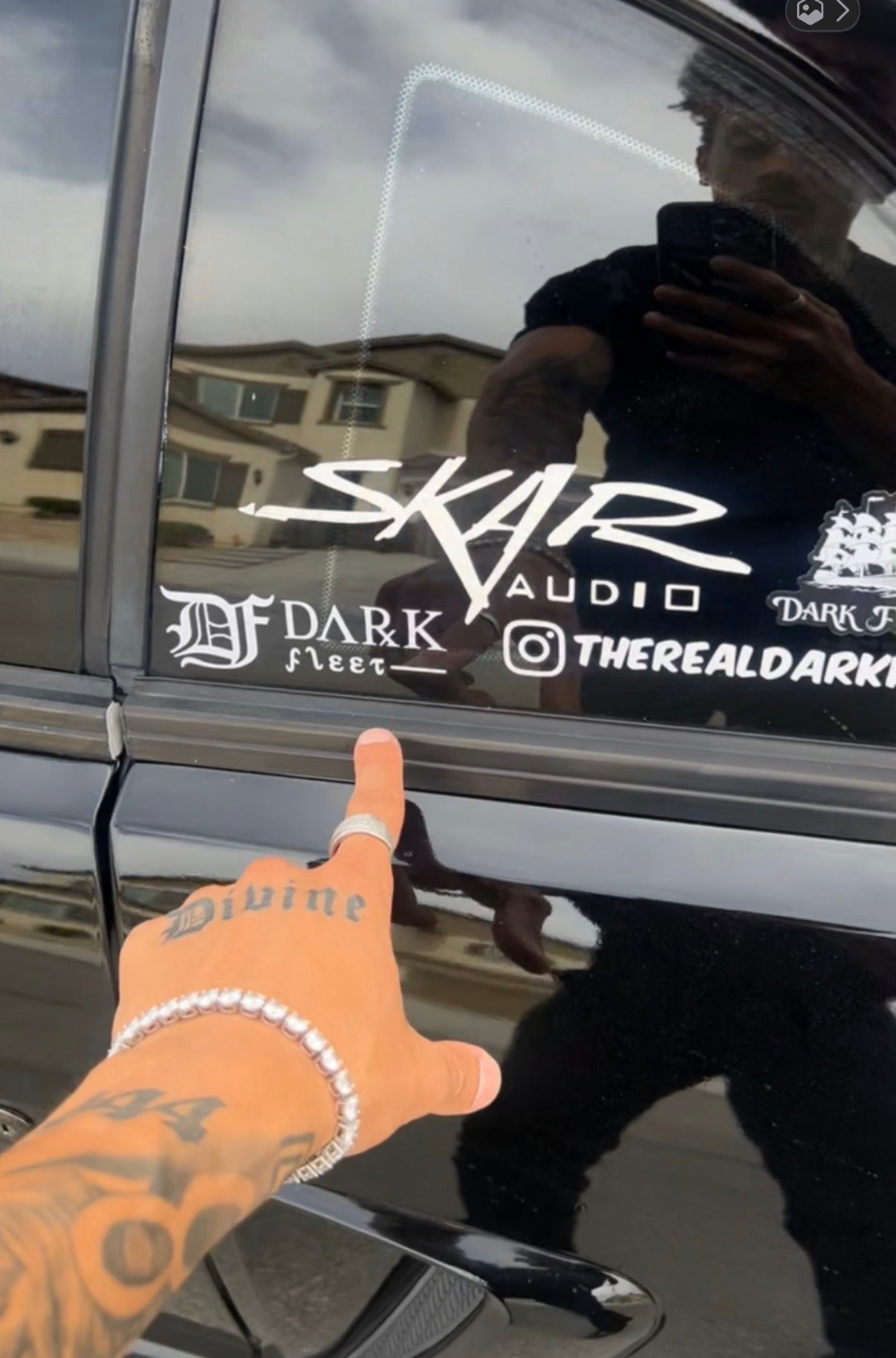 Darkfleet Side Window Stickers – Weatherproof ORACAL 651 Vinyl (Blackout Car Decal)