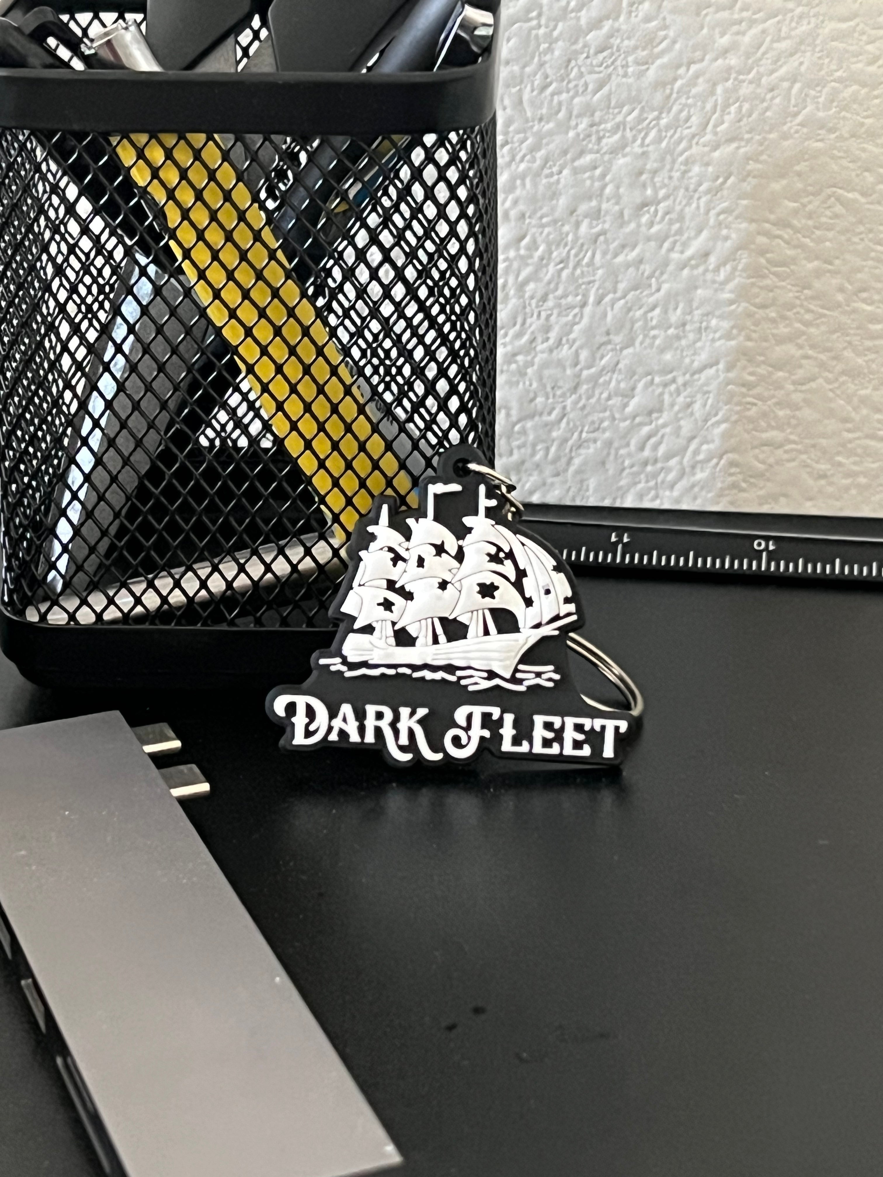 Darkfleet 2D Ship Keychain